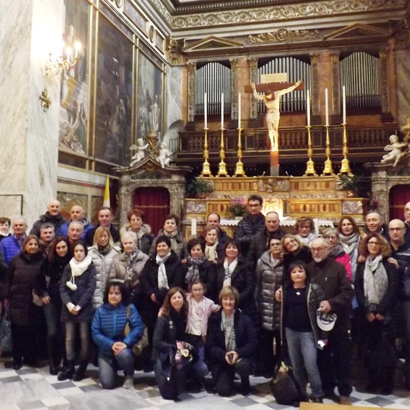 Gruppo di pellegrini da Verona