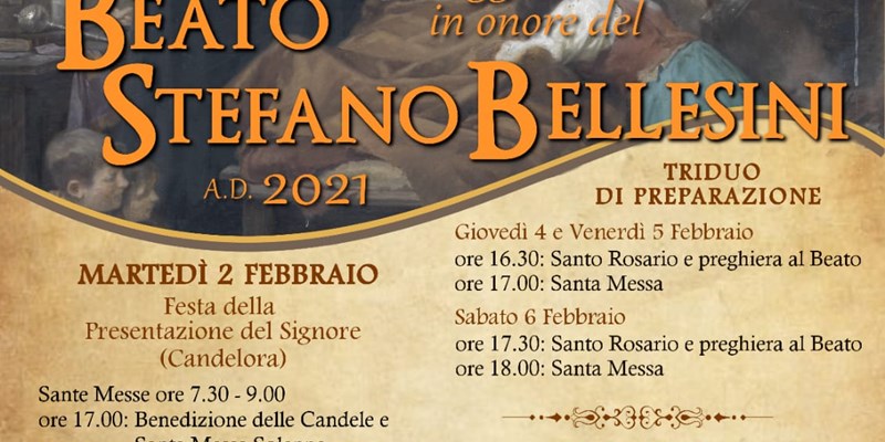 Festeggiamenti in onore del Beato Stefano Bellesini