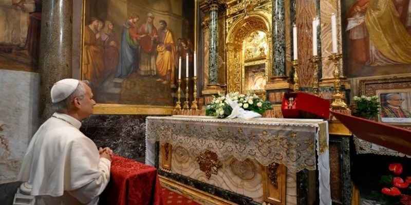 Papa Leone XIV torna per la seconda volta in visita al Santuario!
